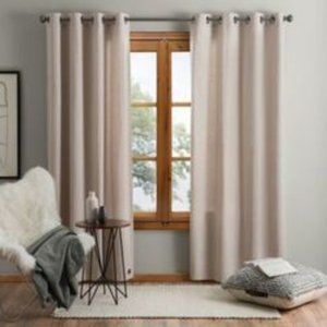 Two Ugg Olsen Window Panel Curtains 50x84